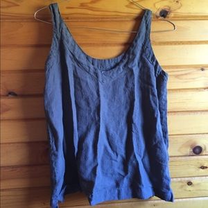 100 linen hand made tank top